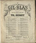 Gil-Blas ! Opéra-comique en 5 actes, paroles de MM Jules Barbier et Michel Carré, musique de Th. Semet. N° 12. Sérénade